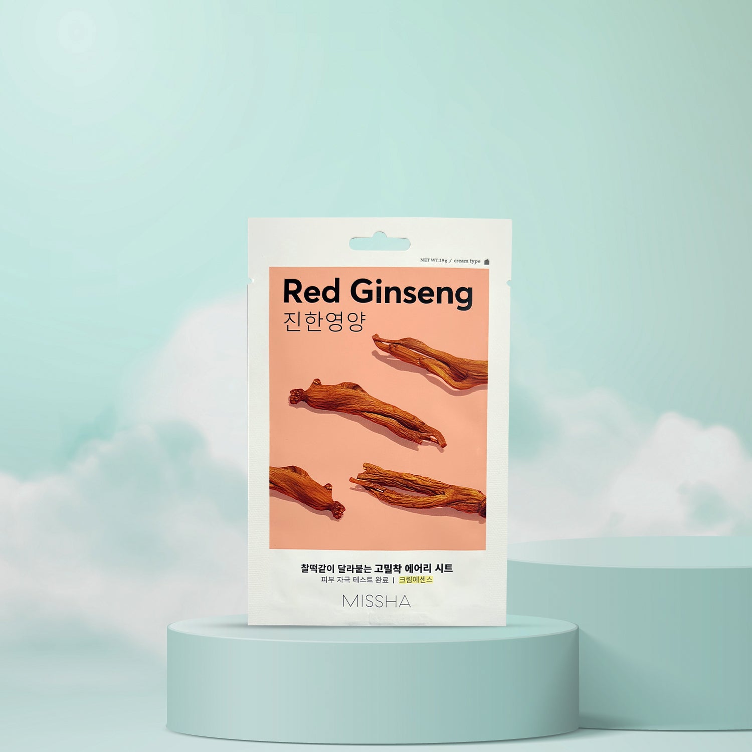 Missha Airy Fit Sheet Mask Red Ginseng (19g)